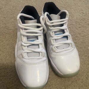 Jordan White and Blue Women's Sneakers